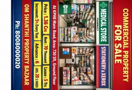 Sale of commercial property with Medical shop and stationery tenants at KPHB Main road., Hyderabad, 730 Sq ft